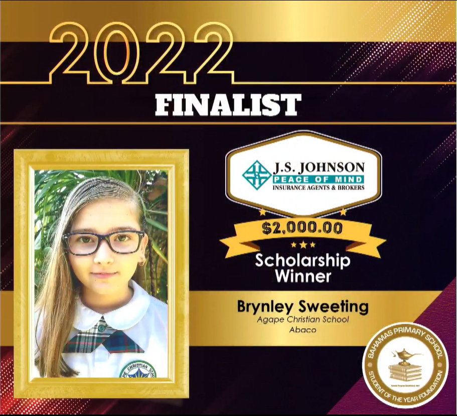 Brynley Sweeting 2022 Student of Year