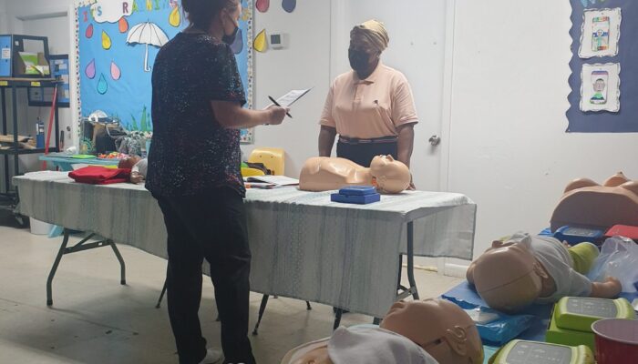 Agape Staff Participates in First Aid and CPR course