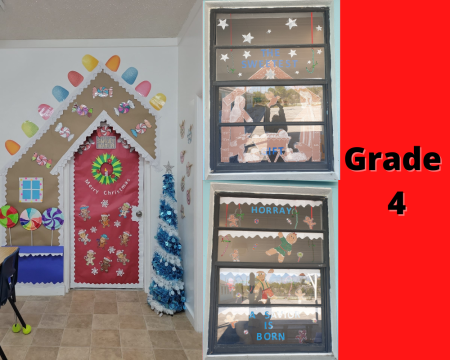 2021-2022 Christmas Door Decorating Competition - Grade 4
