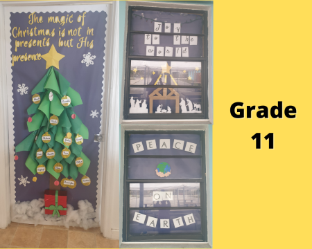 2021-2022 Christmas Door Decorating Competition - Grade 11