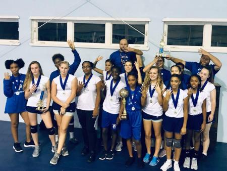 Senior Girls Volleyball Team Wins Abaco District Championship