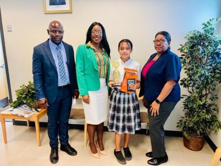 Top Abaco Grade 6 GLAT Overall Student in 2021
